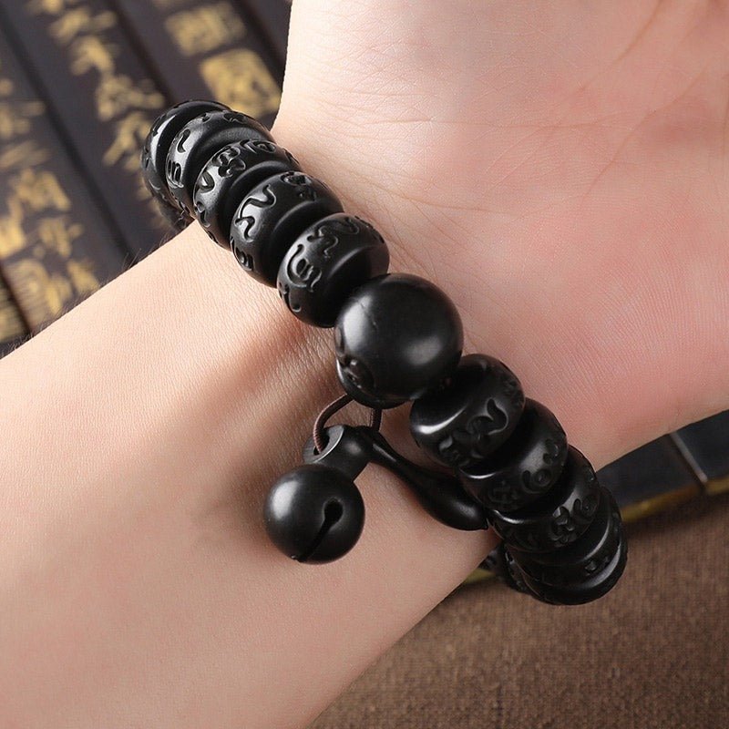 Pulsera de madera con protección tibetana (Oferta 2x1) - Moroveta