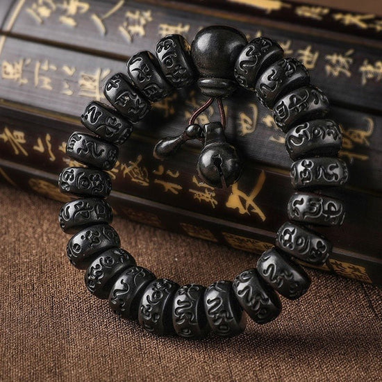 Pulsera de madera con protección tibetana (Oferta 2x1) - Moroveta