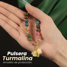 Cargar imagen en el visor de la galería, Pulsera de piedras turmalinas naturales - Moroveta