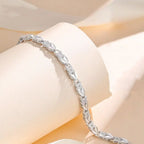 Pulsera de Plata con trébol de 4 hojas - Moroveta