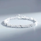 Pulsera de Plata con trébol de 4 hojas - Moroveta