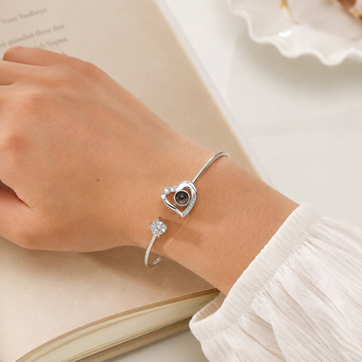 Pulsera de proyección con foto corazón - Moroveta