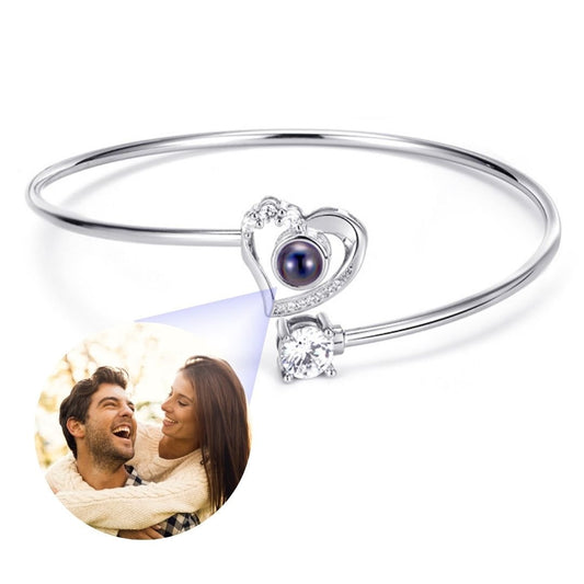 Pulsera de proyección con foto corazón - Moroveta