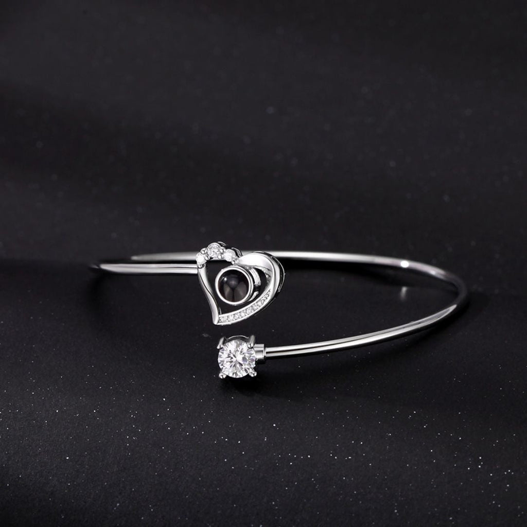 Pulsera de proyección con foto corazón - Moroveta