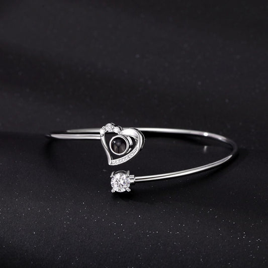 Pulsera de proyección con foto corazón - Moroveta