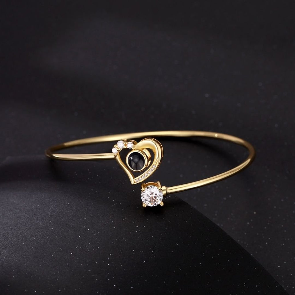 Pulsera de proyección con foto corazón - Moroveta