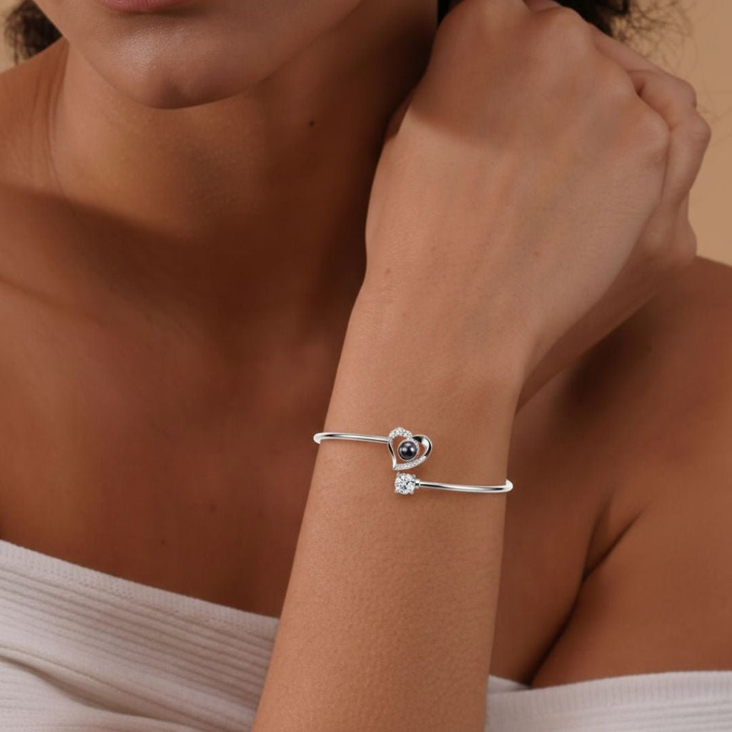 Pulsera de proyección con foto corazón - Moroveta