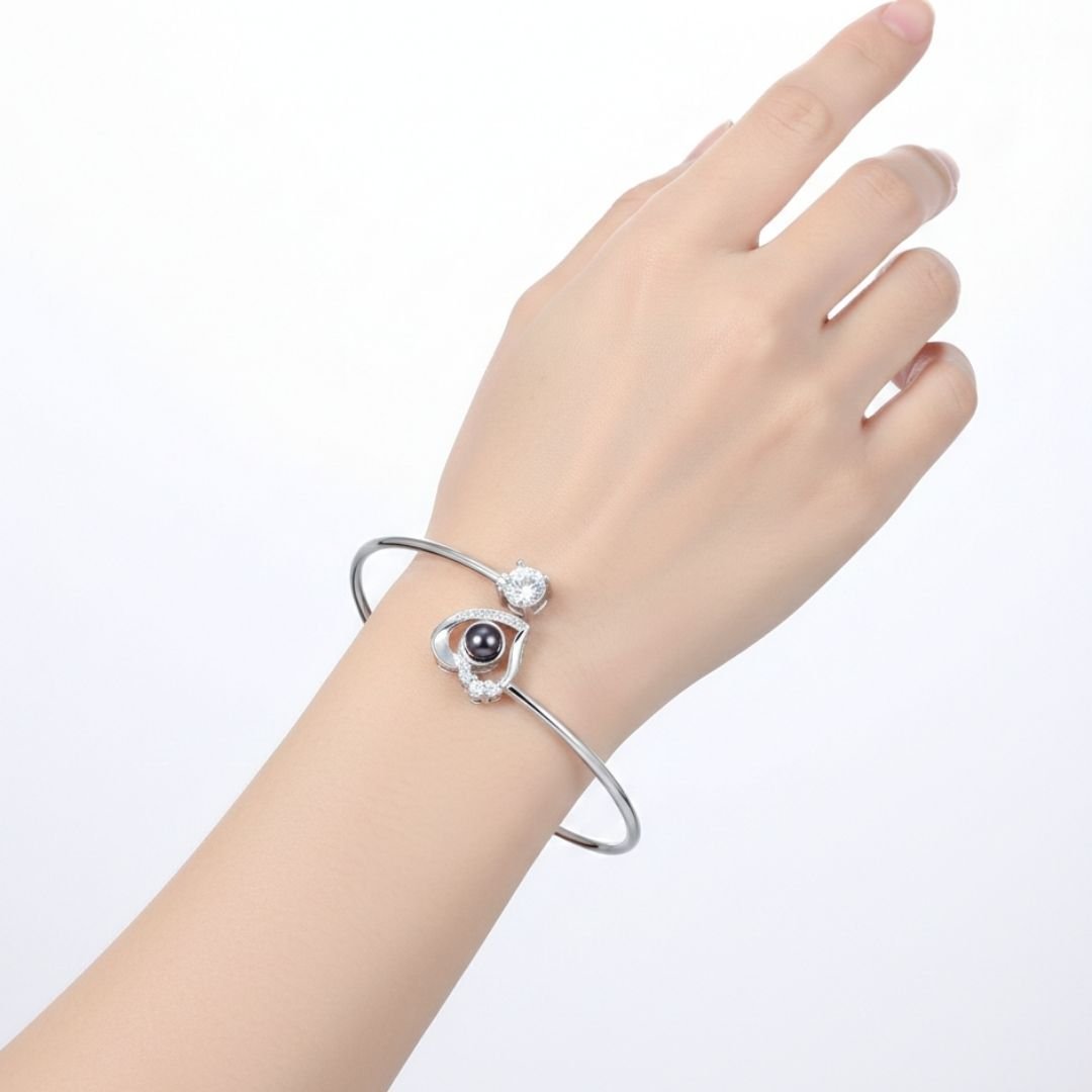 Pulsera de proyección con foto corazón - Moroveta