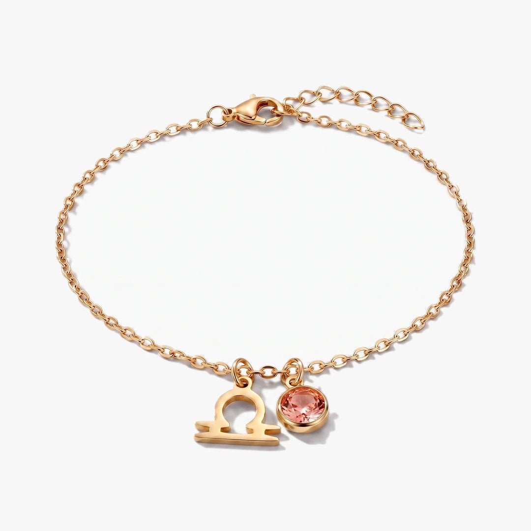 Pulsera del Zodíaco y piedra de nacimiento - Moroveta
