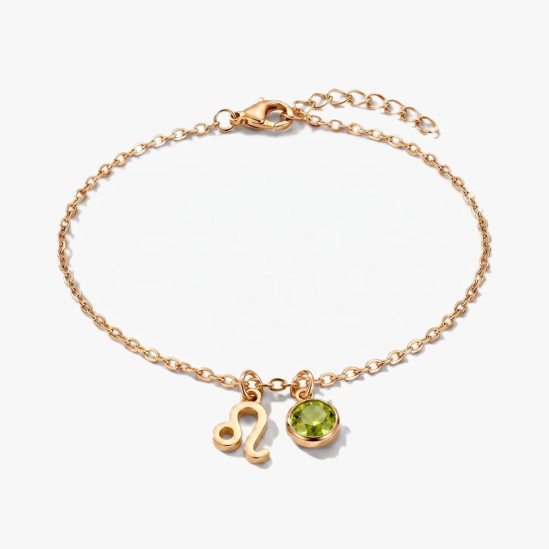 Pulsera del Zodíaco y piedra de nacimiento - Moroveta