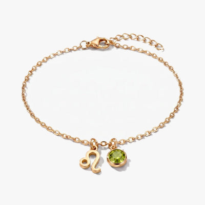 Pulsera del Zodíaco y piedra de nacimiento - Moroveta