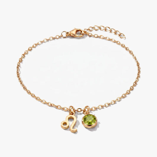 Pulsera del Zodíaco y piedra de nacimiento - Moroveta