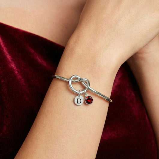 Pulsera el nudo del amor personalizable - Moroveta