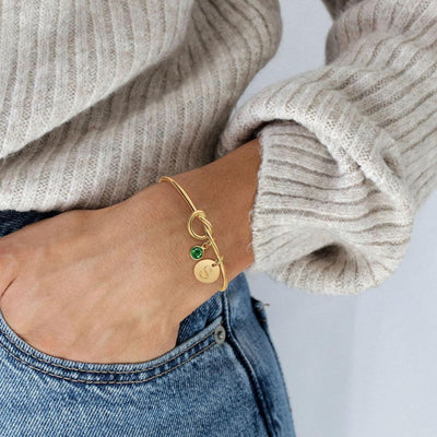 Pulsera el nudo del amor personalizable - Moroveta