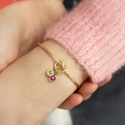 Pulsera el nudo del amor personalizable - Moroveta