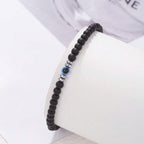 Pulsera elástica de obsidiana con ojo turco - Moroveta