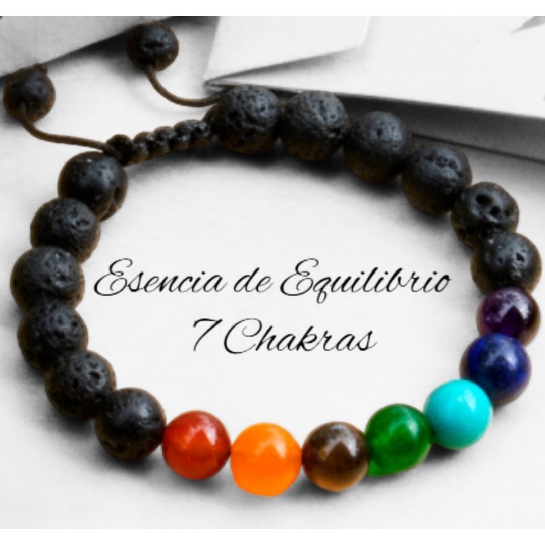 Pulsera energética de los 7 chakras "Esencia de equilibrio" - Moroveta