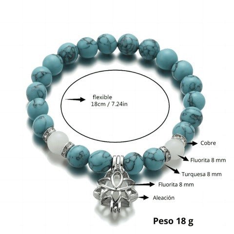 Pulsera Flor de loto - Brilla en la oscuridad (Oferta 2x1) - Moroveta