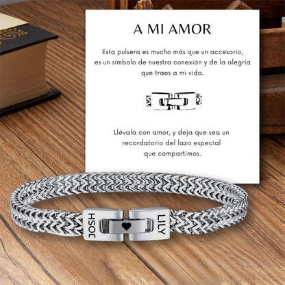 Pulsera Grabada – A mi amor - Moroveta