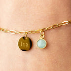 Pulsera Grabada con Piedra Natural - Moroveta