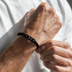 Pulsera grabada para hombre de acero inoxidable - Moroveta