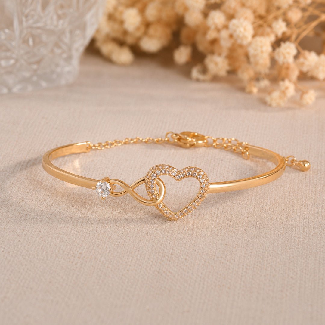 Pulsera infinito con corazón - Para mi esposa - Moroveta