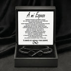 Pulsera Infinito para Él I "Amor que No Tiene Fin" - Moroveta