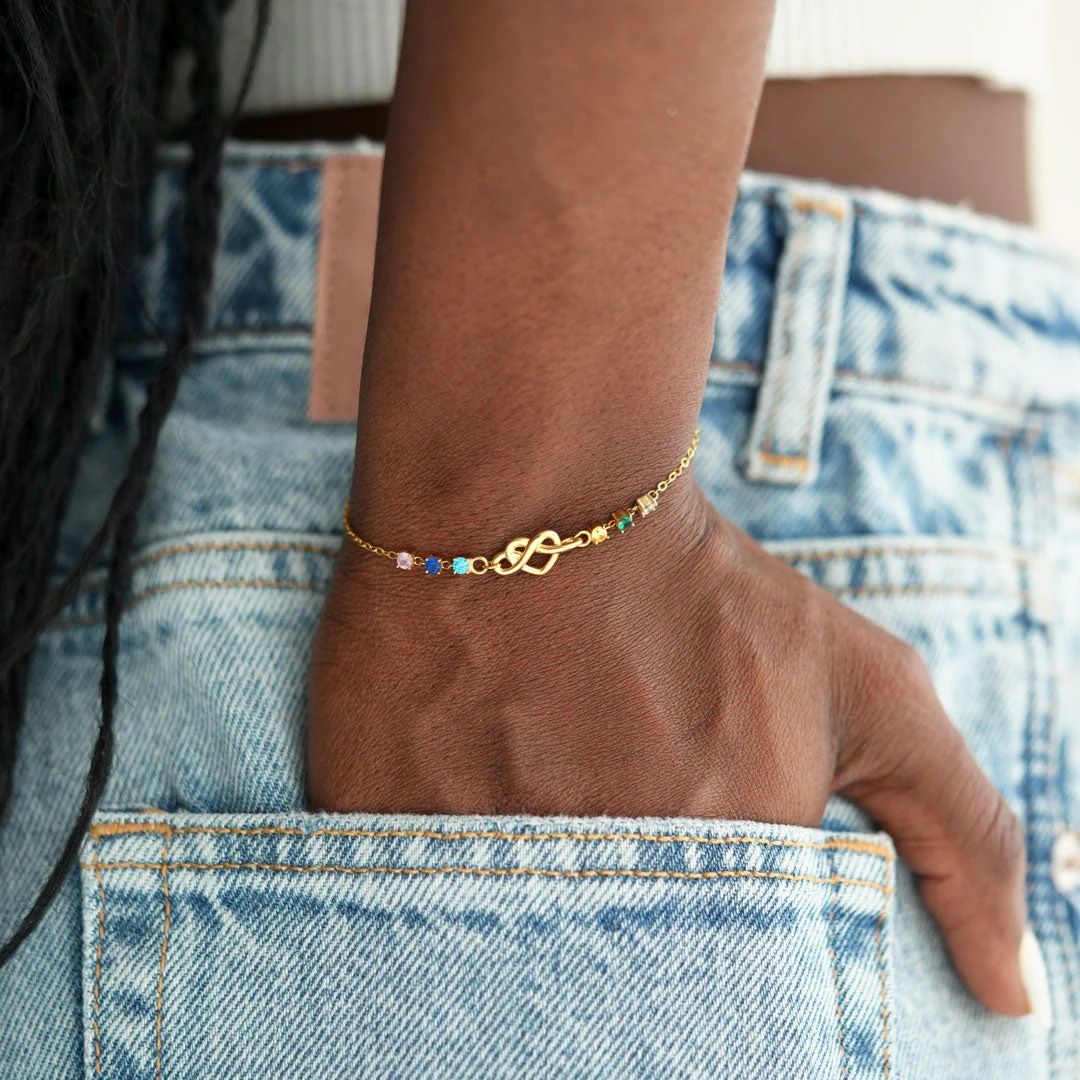 Pulsera lazo eterno - A mi madre - Moroveta