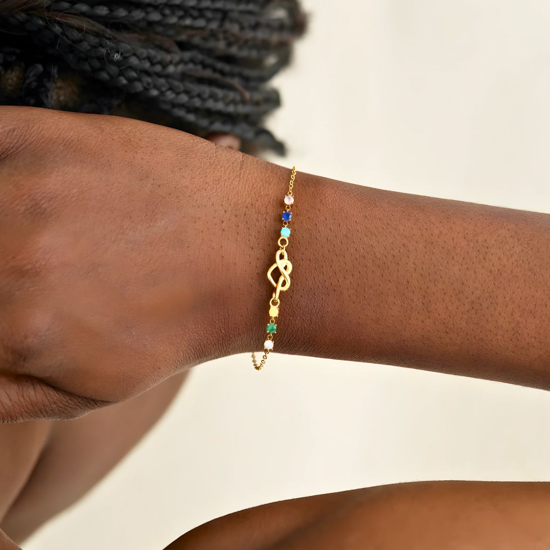 Pulsera lazo eterno - A mi madre - Moroveta