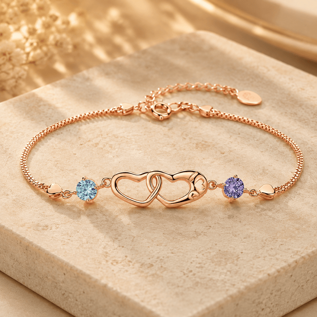 Pulsera madre e hija con corazones - Moroveta