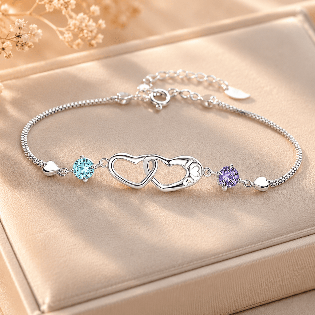 Pulsera madre e hija con corazones - Moroveta