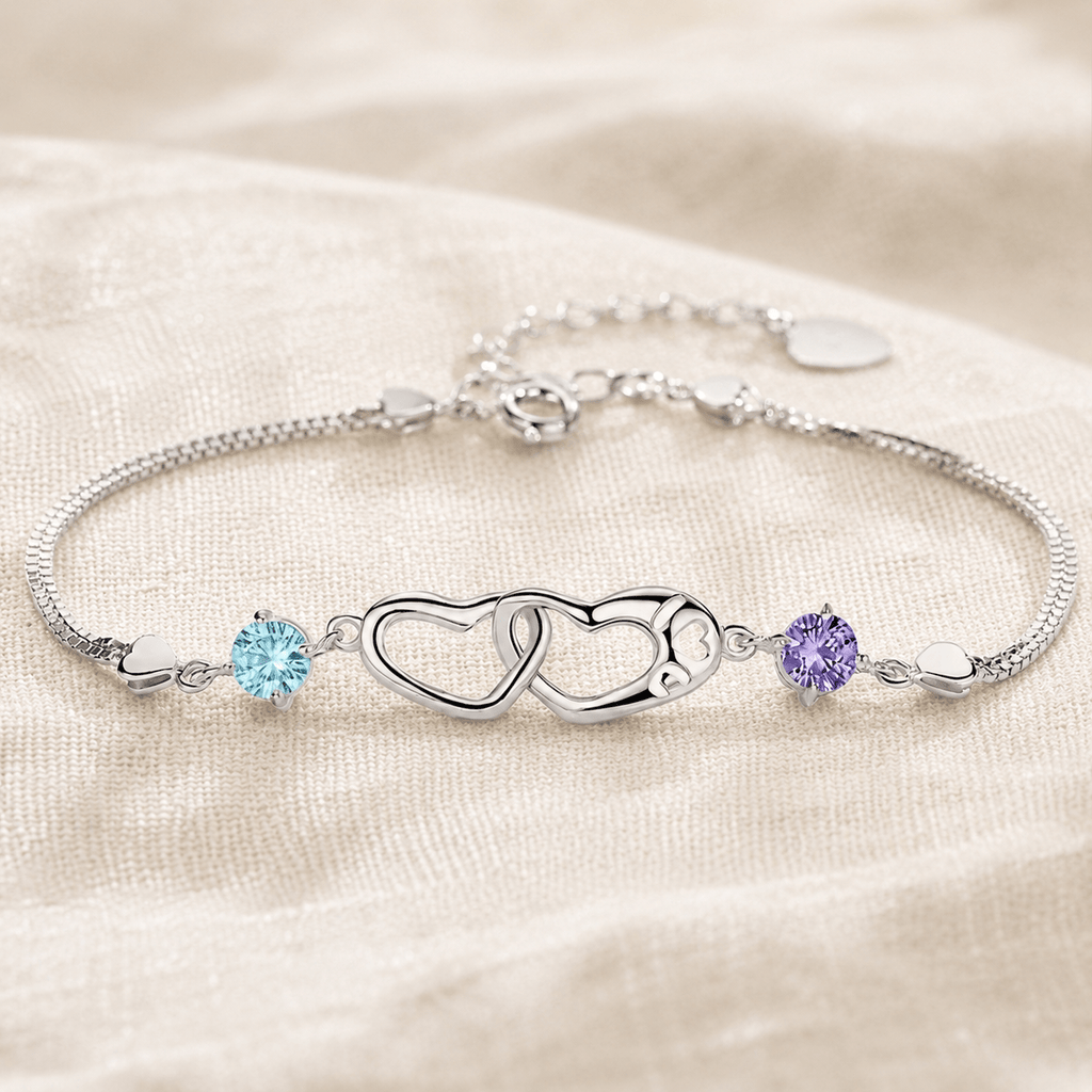 Pulsera madre e hija con corazones - Moroveta