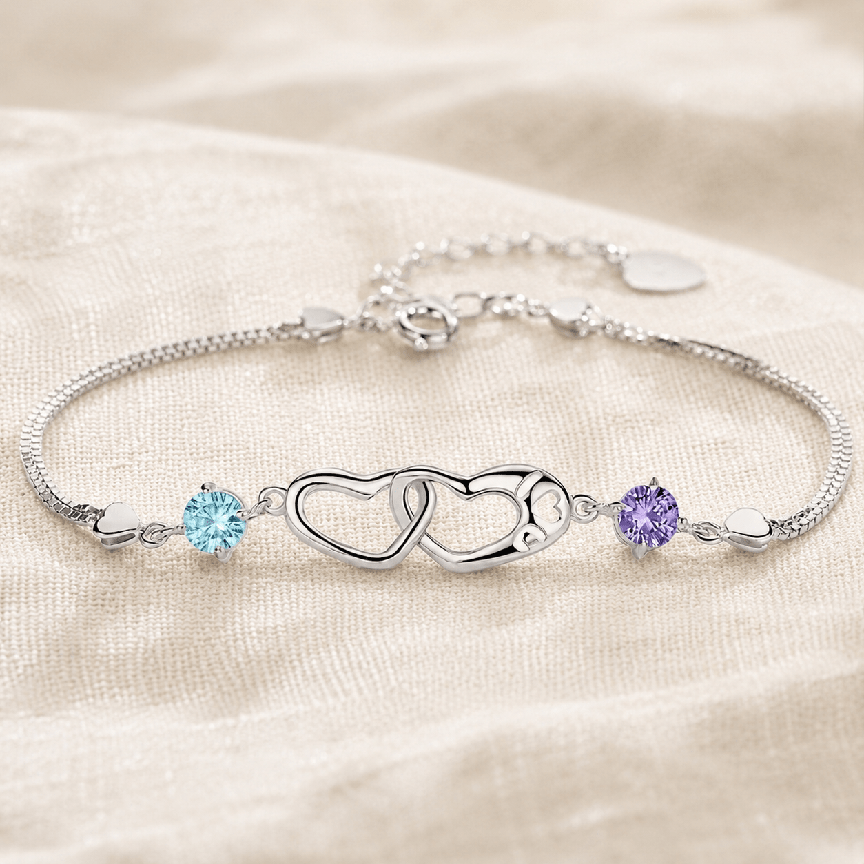 Pulsera madre e hija con corazones - Moroveta