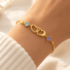 Pulsera madre e hija con corazones - Moroveta