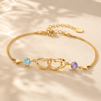 Pulsera madre e hija con corazones - Moroveta