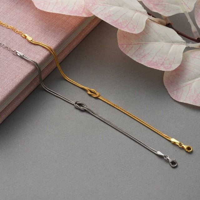 Pulsera minimalista con nudo - Moroveta