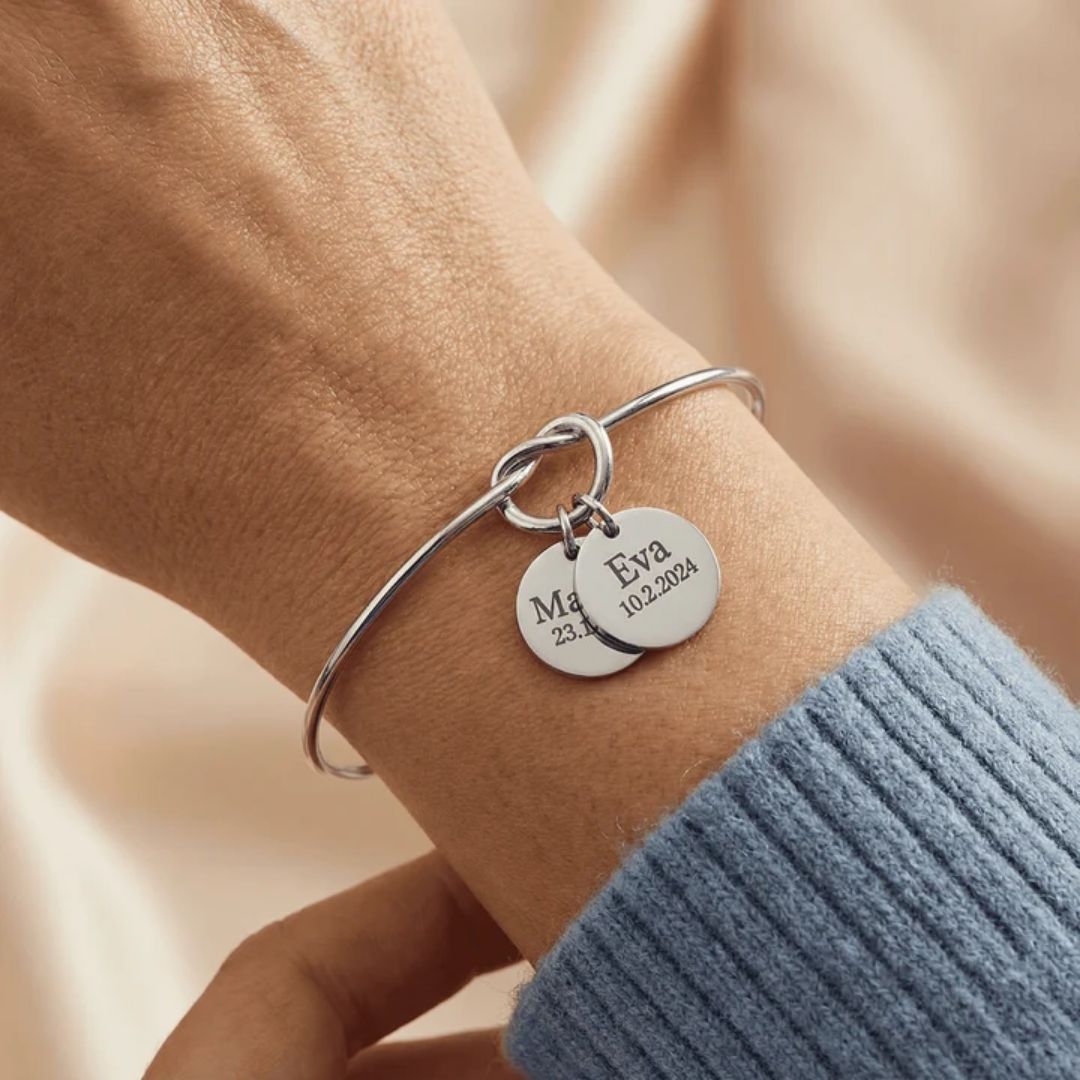 Pulsera Nudo de Amor Personalizada - Moroveta