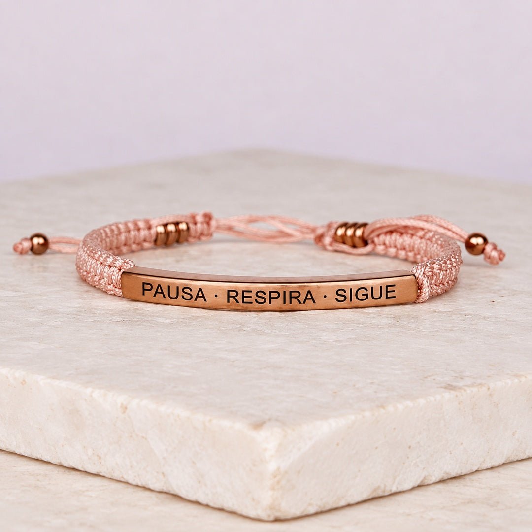 Pulsera Pausa, Respira y Sigue - Moroveta