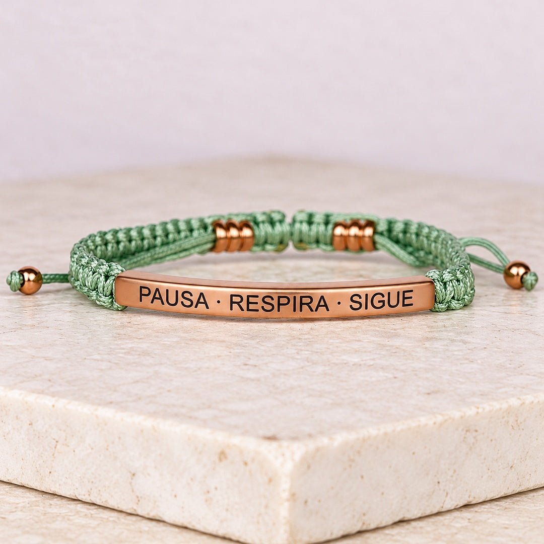 Pulsera Pausa, Respira y Sigue - Moroveta