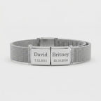 Pulsera personalizable con nombre o fecha especial - Moroveta
