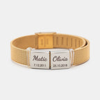 Pulsera personalizable con nombre o fecha especial - Moroveta