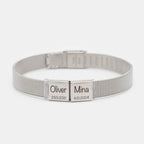 Pulsera personalizable con nombre o fecha especial - Moroveta