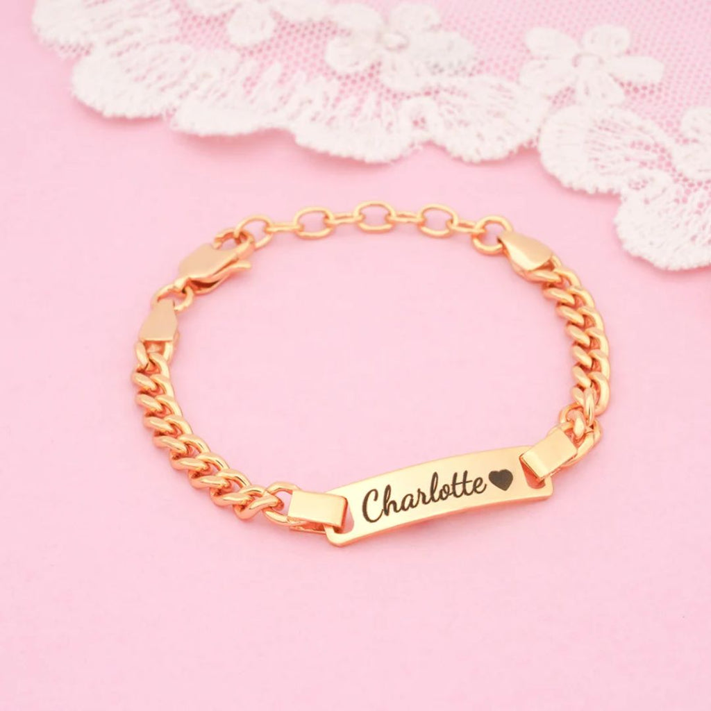 Pulsera personalizada con el nombre del bebé - Moroveta