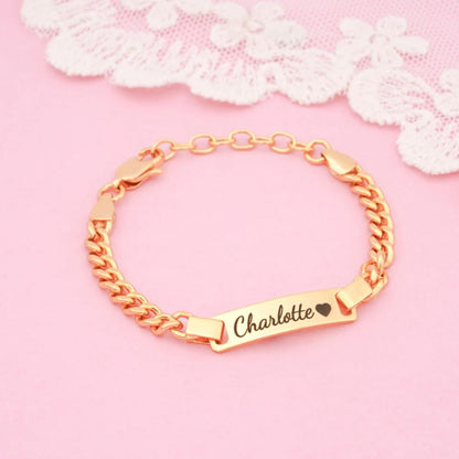 Pulsera personalizada con el nombre del bebé - Moroveta