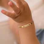 Pulsera personalizada con el nombre del bebé - Moroveta
