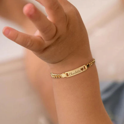 Pulsera personalizada con el nombre del bebé - Moroveta
