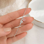 Pulsera personalizada con inicial y dije de corazón - Moroveta