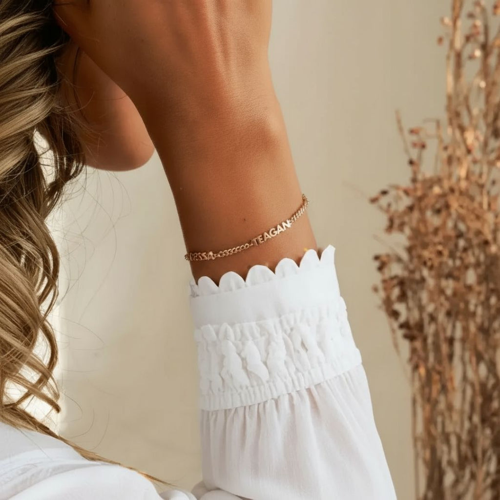 Pulsera personalizada con nombre - Moroveta