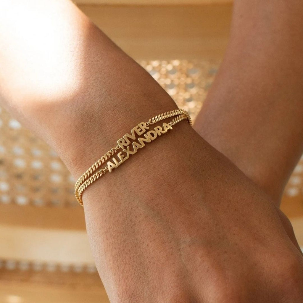 Pulsera personalizada con nombre - Moroveta