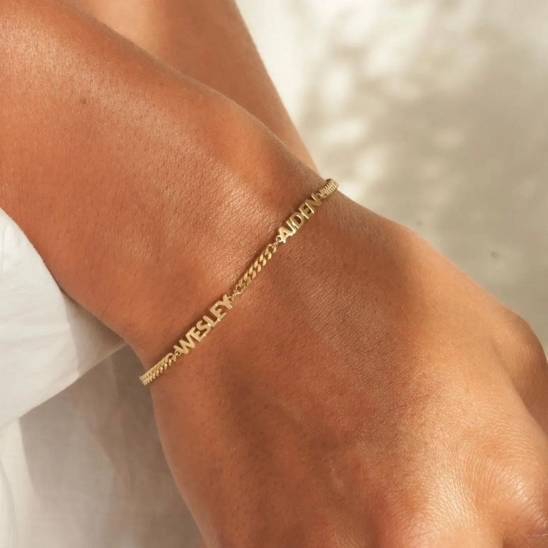 Pulsera personalizada con nombre - Moroveta